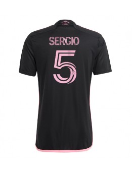 Muži Futbalové oblečenie Inter Miami Sergio Busquets #5 2024-25 Krátky Rukáv - Preč